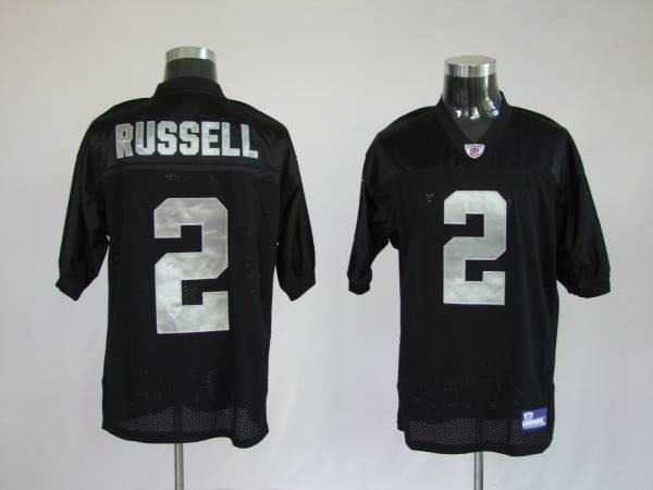 Reebok NFL Women's Oakland Raiders Jamarcus Russell #2 Player Jersey - Black